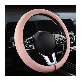 Steering Wheel Cover Manufacturer - Anti-Slip Suede Universal 38cm Shape O