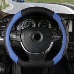 Steering Wheel Cover Manufacturer - Universal Sports Leather 38cm with Massage Points