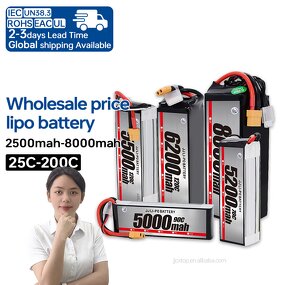 FPV Battery - Manufacturer - 6000-6500mAh 3.7V-22.2V 3S-6S 60C/120C Drone Lithium Ion