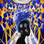 Baroque Fascinator - Manufacturer - Handmade Wide Velvet Padded Church Casual Outdoor Party