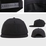 5 Panel Camp Cap - Manufacturer - Custom Lightweight Quick Dry Nylon Flat Brim Snapback Unstructured