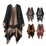 Cashmere Poncho - Manufacturer - Wholesale 2025 Latest Winter Floral Reversible Warm Plus Size