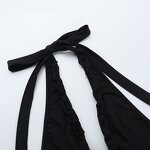 Jumpsuit Manufacturer - Deep V Neck Backless Club Bodycon Shorts