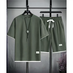 Men's Set Manufacturer - Short Sleeve T-Shirt & Youth Shorts Digital