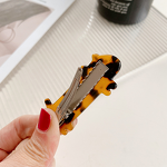 Hairpin Manufacturer - Acetate Board Cute Three-Color Cat Side Clip