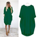 Dress Manufacturer - Casual Loose Long Sleeve Oversized T-shirt