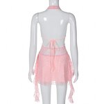 Dress Manufacturer - V Neck Lace Sleeveless Club Wear