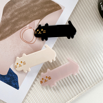 Hairpin Manufacturer - Acetate Board Cute Three-Color Cat Side Clip