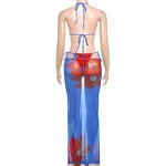 Swimsuit Set Manufacturer - Three Piece Mesh Skirt Set