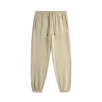 Men's Sweatpants - Manufacturer - 2024 400G 100% Cotton Terry Solid Drawstring Basic Sports OEM