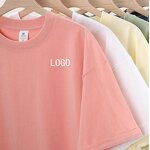 Men's T-Shirt - Manufacturer - NE OEM 230g Puff Print Heavyweight Cotton Plain Oversize Plus
