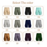 Men's Cargo Shorts - Manufacturer - Woolen Cotton Woven Multi-Pocket Eco Anti-Wrinkle Sporty