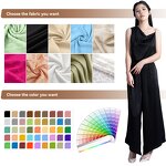 Women's Jumpsuit - Manufacturer - 2024 Elegant Wide Leg Maxi Plain Woven Eco Plus Size