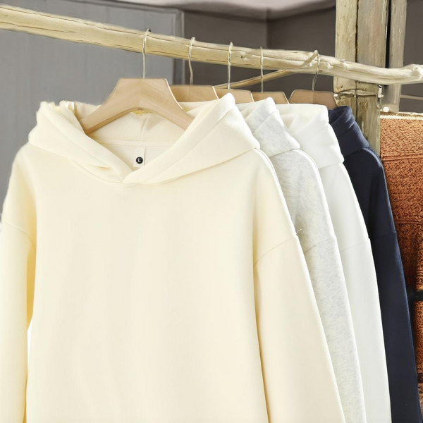 Hoodie - Manufacturer - 500Gsm Heavyweight Cotton Cropped Puff Print Oversized Custom Unisex