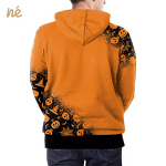 Men's Hoodie - Manufacturer - 2025 Casual Pumpkin Digital Print Halloween Carnival Party