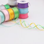 Satin Ribbon Manufacturer - 49 Yards 3mm Blue Polyester for Birthday