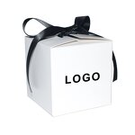 Chocolate Boxes Manufacturer - White Cardboard Square with Bows for Parties