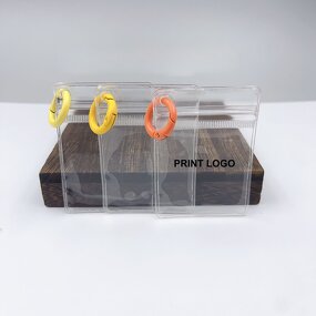Jewelry Zipper Bag Manufacturer - PVC Personal Logo Small Ring