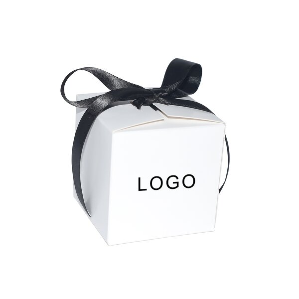 Gift Box Manufacturer - Square White Custom Fold Packaging for Guest