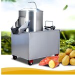 Potato Peeling Machine - Manufacturer - Automatic Stainless Steel Sweet Potato Taro Vegetable Peeler