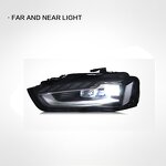LED Headlight Assembly - Manufacturer - Audi A5 2012-2016 B8.5 B9.5 Plug Play 8000K