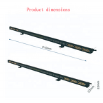 3 in 1 LED Lightbar - Manufacturer - COB Tail Light 12V-24V Turning Braking Reversing Truck