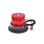 LED Strobe Beacon - Manufacturer - 12V 12W Car Truck Red Magnetic Roof 6-Month Warranty