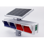 Solar Traffic Warning Light - Manufacturer - Emergency Road Safety Red Blue Strobe Motorway