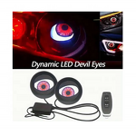 LED Projector Headlight - Manufacturer - 12V Devil Eye Dynamic Remote Bi Led 6000K Tuning
