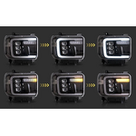 LED Headlamp - Manufacturer - Sierra1500 14-18 12V 6000K Plug and Play Front Light