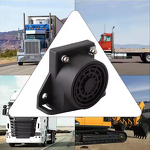 Reverse Horn Alarm - Manufacturer - 108dB Black DC12-24V Waterproof Truck Car Beeper