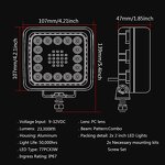 LED Pods Lamps - Manufacturer - RTSLED 4-Inch 231W DRL OE 3030 12V 12-Month Warranty