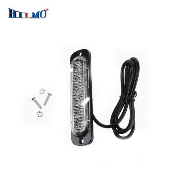 Mult-Color LED Dash Light - Manufacturer - HILMO R65 3W Flashing Grille Emergency Warn