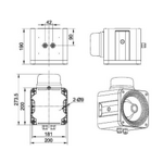 Sound and Light Alarm - Manufacturer - Waterproof Wired Strobe Light Siren Alarm System