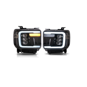 LED Headlamp - Manufacturer - Sierra1500 14-18 12V 6000K Plug and Play Front Light