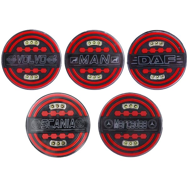 LED Taillight - Manufacturer - Hilmo LED-035 12V-24V Waterproof Truck Trailer Brake DRL