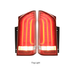 LED Tail Light Assembly - Manufacturer - Mercedes Vito 16-21 V260 Red Lens Flowing Turn