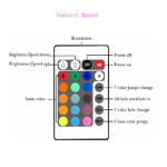 RGB Angel Eye Light - Manufacturer - 12V 7 Color 5050 LED 4X131mm RC Car E36 E46 Deco