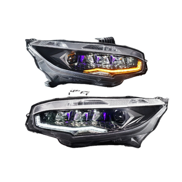LED Headlamp Assembly - Manufacturer - 6000K 10th Gen 2016-2020 Plug & Play Dynamic