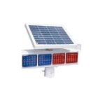 Solar Traffic Warning Light - Manufacturer - Emergency Road Safety Red Blue Strobe Motorway