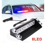 LED Dash Deck Light - Manufacturer - Red Blue Amber Volunteer Firefighter Vehicle Emergency
