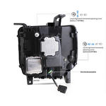 LED Headlamp - Manufacturer - Sierra1500 14-18 12V 6000K Plug and Play Front Light