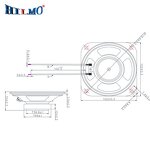 Toy Audio Speaker - Manufacturer - 4 Inch Super Woofer Audio Player 4 Mounting Holes