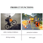 LED Road Flares - Manufacturer - Synchronized 6 Pack USB Rechargeable Magnetic V16 Safety