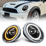 LED Headlight Assembly - Manufacturer - BMW Mini Cooper R50 R52 R53 2001-2007 Plug and Play