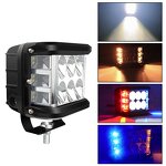 LED Work Light - Manufacturer - 36W 12V Three-Sided Emission Off-road Vehicle Top Bar Strobe