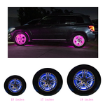 RGB Rim LED Light - Manufacturer - Hilmo 15''17'' Waterproof App Control 12V Truck SUV