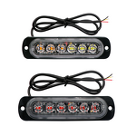 LED Strobe Flasher - Manufacturer - HILMO 6 LED 12/24V Vehicle Motorcycle Truck 3030 Warn