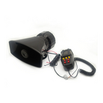 Car Siren Horn - Manufacturer - 100W 7-Tone 130dB MIC Firefighter Ambulance 12V CJB-001