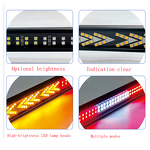 3 in 1 LED Lightbar - Manufacturer - COB Tail Light 12V-24V Turning Braking Reversing Truck
